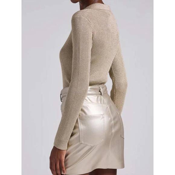 NEW GENERATION LOVE wyatt sweater in taupe - Picture 2 of 5